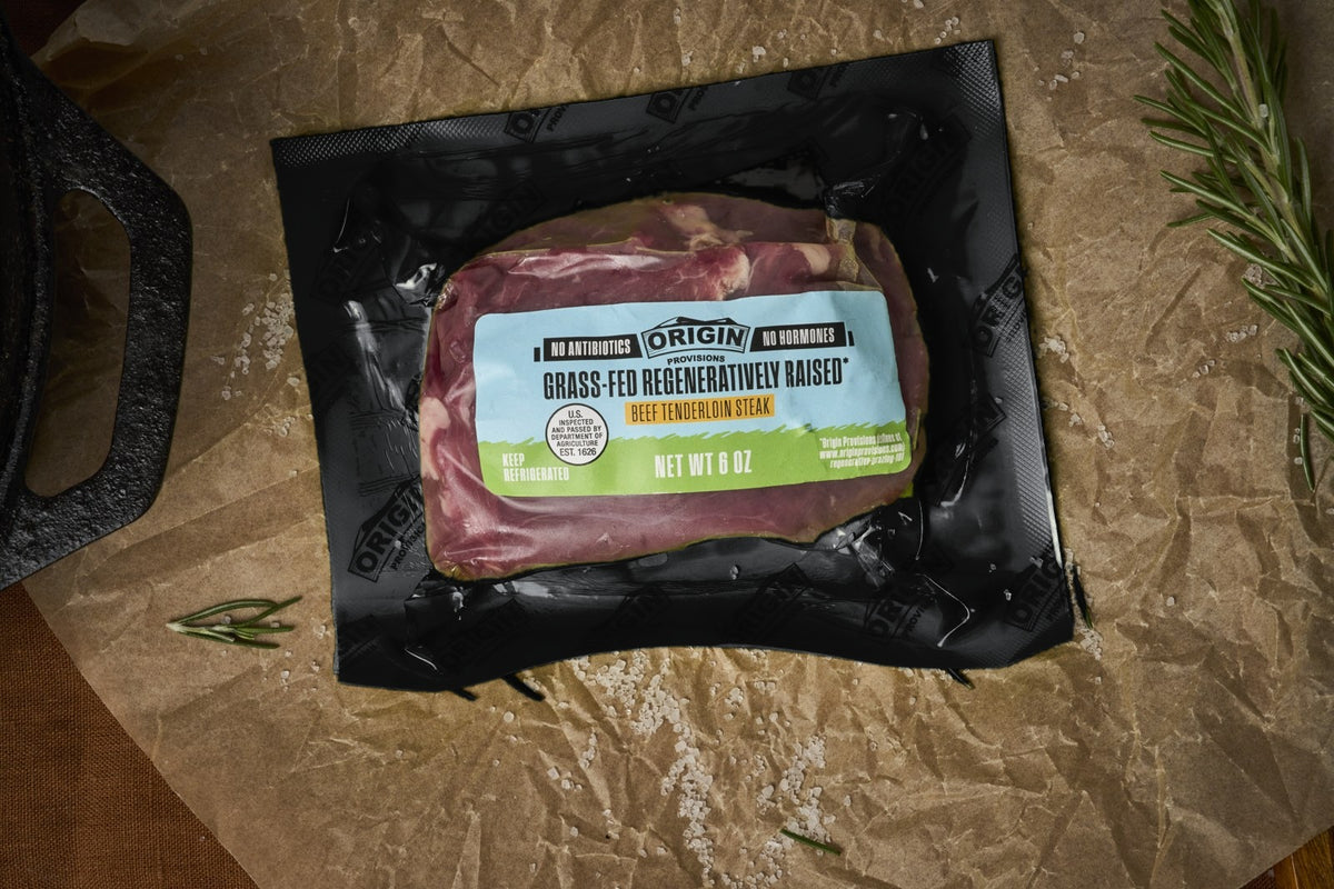 Grass-Fed & Regeneratively Raised Beef Tenderloin Steak - 6 oz.