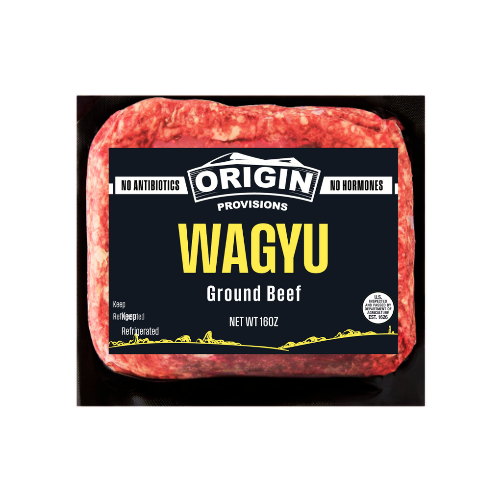 12 Unit Case - Australian Wagyu 1lb Ground Beef Brick