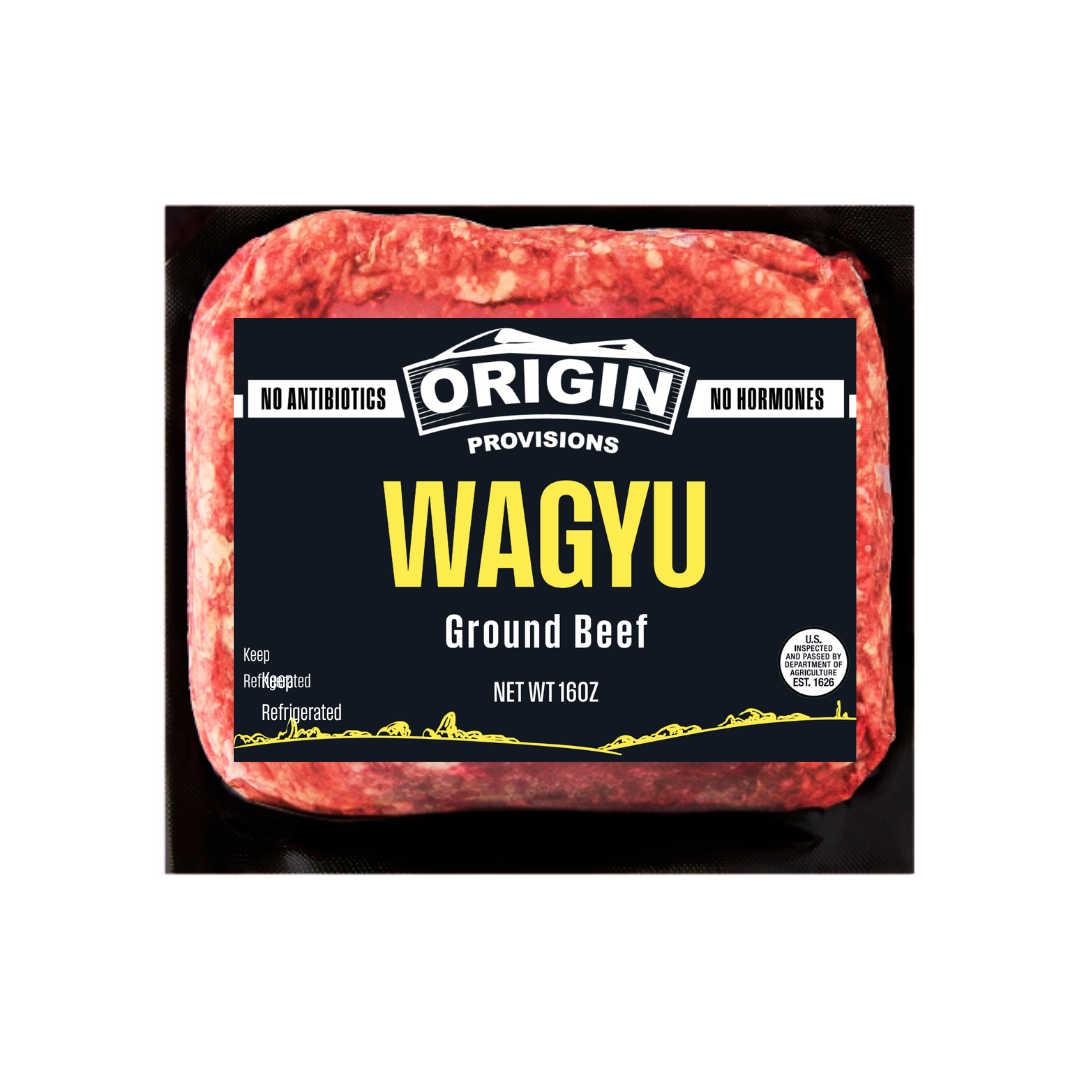 12 Unit Case - Australian Wagyu 1lb Ground Beef Brick