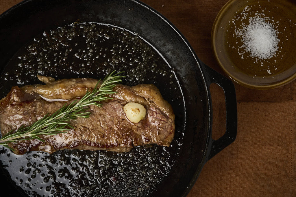 The Paleo Diet 100% Grass-Fed & Finished Beef Ribeye Steak - 10 oz. serving suggestion